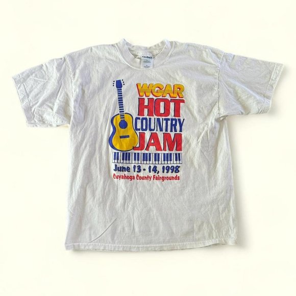 Vintage 1998 WGAR Hot Country Jam XL tee - Picture 1 of 6